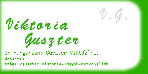 viktoria guszter business card